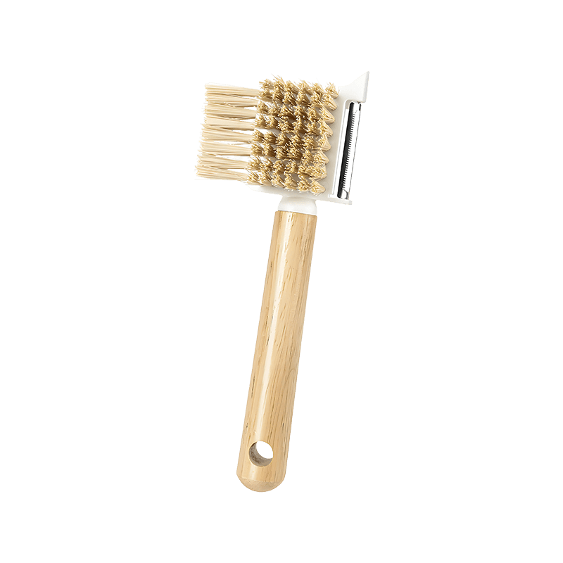 Wooden Handle Peeler Fruit and Vegetable Brush