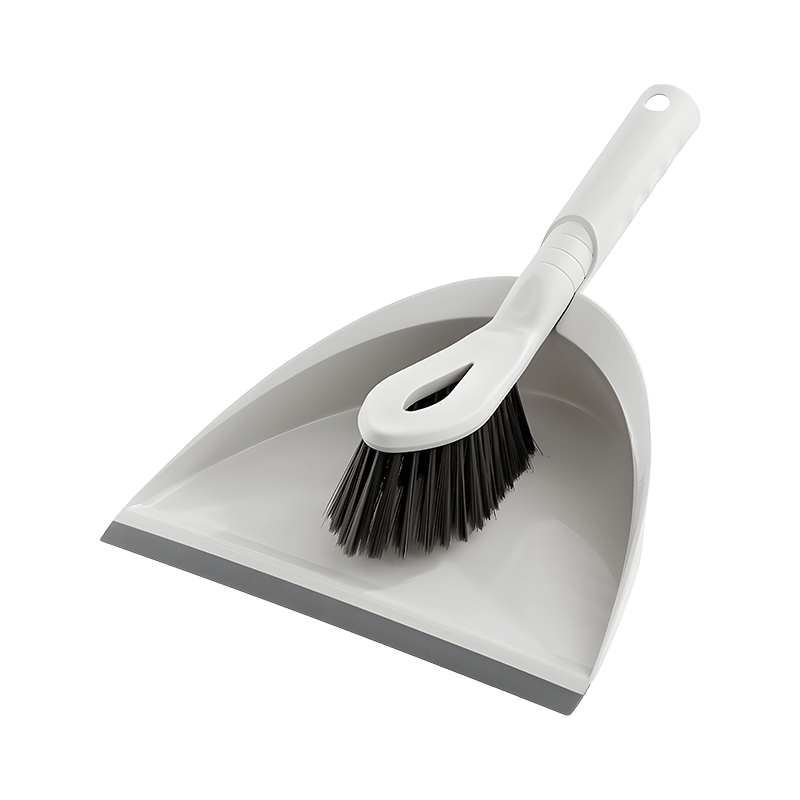 Plastic Handle Bed Brush Set with Dustpan