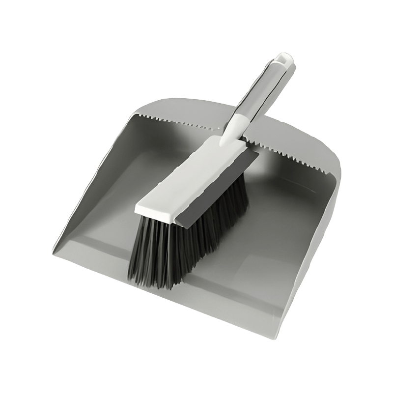 Aluminum Handle Bed Brush Set with Dustpan