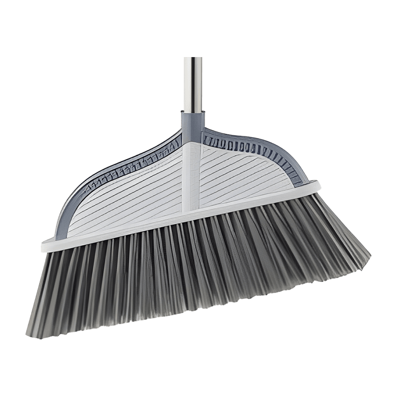 Stainless Steel Handle Durable Floor Broom