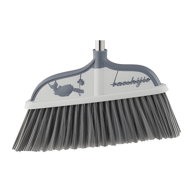 Stainless Steel Handle Durable Floor Broom
