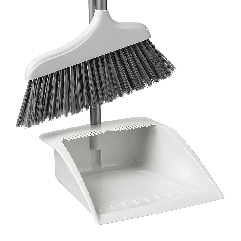 Iron Handle Household Dustpan Cleaning Broom Set