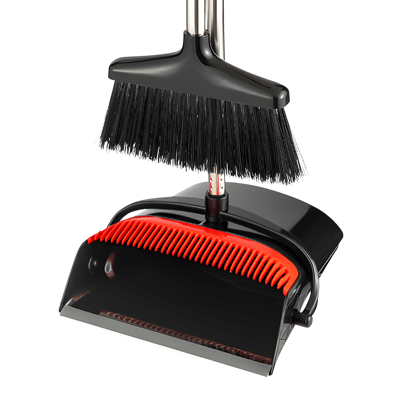 Foldable Dustpan Space Saving Cleaning Broom Set