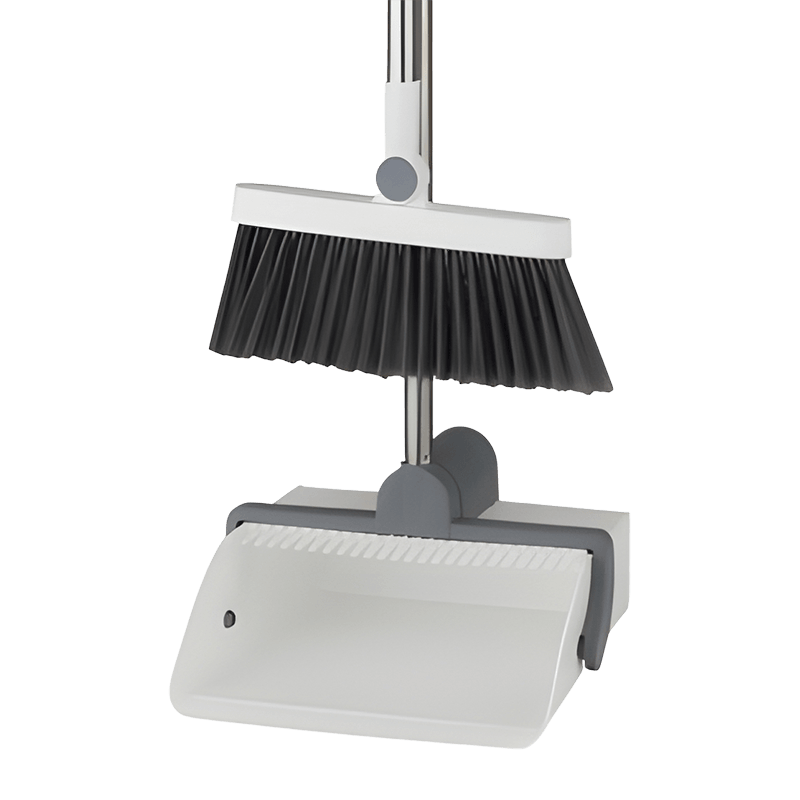 Foldable Dustpan Space Saving Cleaning Broom Set