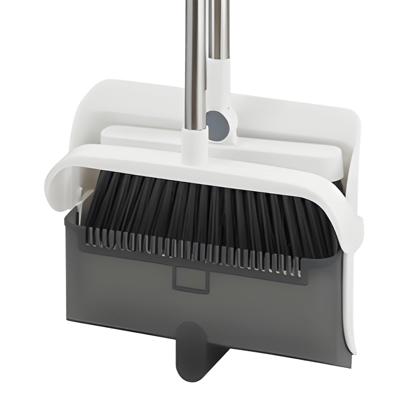 Foldable Dustpan Space Saving Cleaning Broom Set