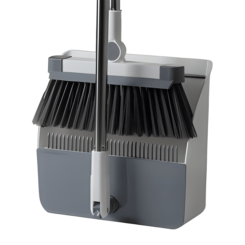 Extendable Handle Comb Teeth Dustpan Broom Set