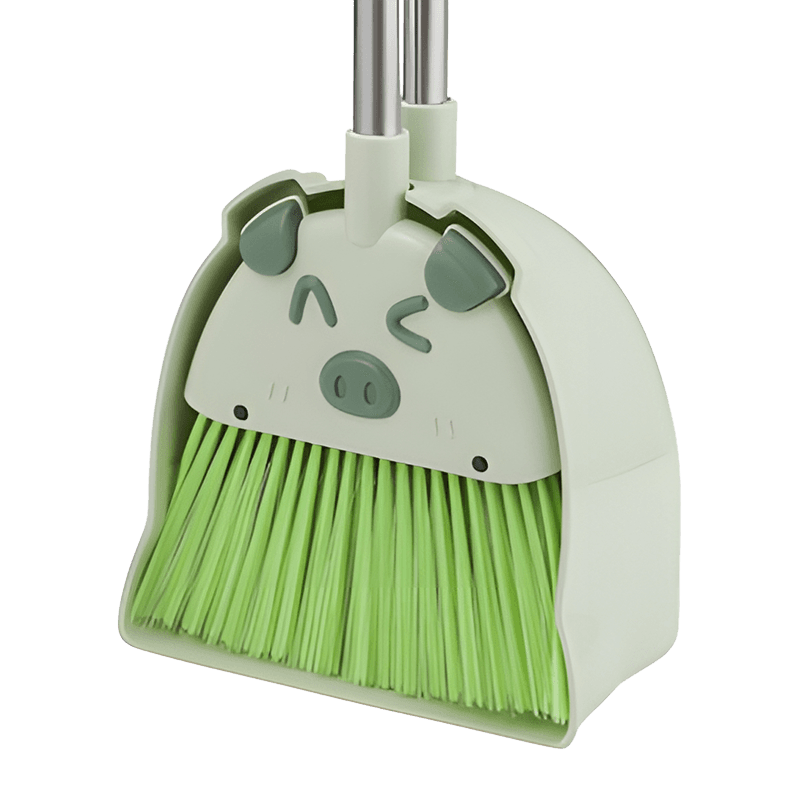 Cartoon Kids Lightweight Cleaning Dustpan Broom Set