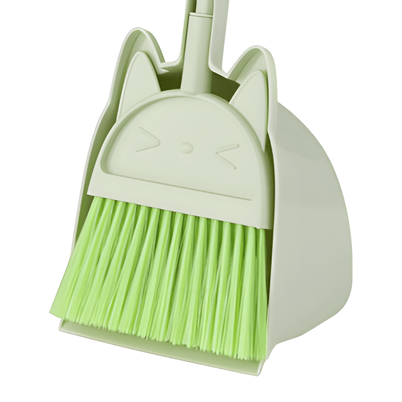 Cartoon Kids Lightweight Cleaning Dustpan Broom Set