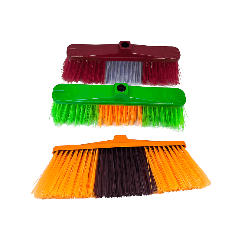 Transparent Bristle Dust Collection Broom Head