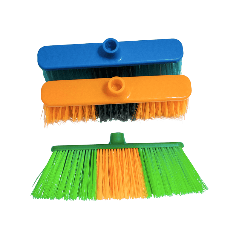 Transparent Bristle Dust Collection Broom Head