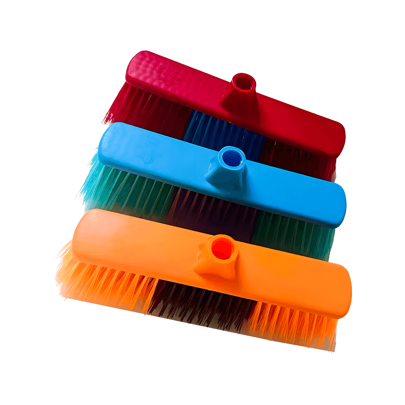 Transparent Bristle Dust Collection Broom Head