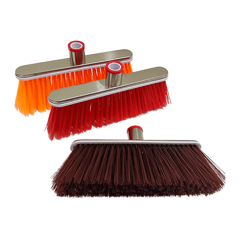 Transparent Bristle Dust Collection Broom Head