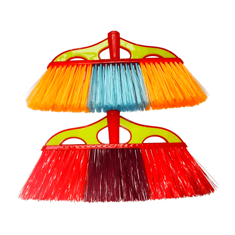 Transparent Bristle Dust Collection Broom Head