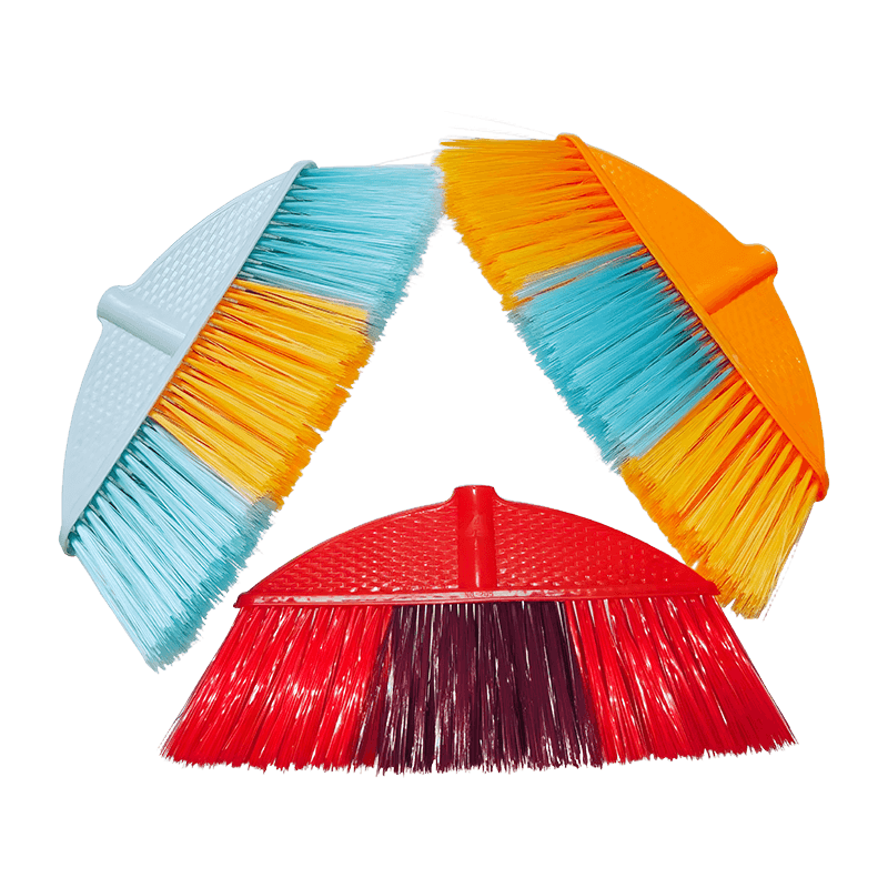 Transparent Bristle Dust Collection Broom Head
