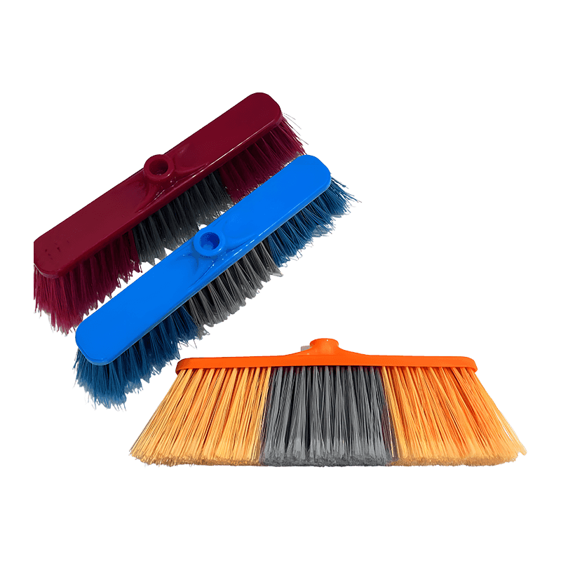 Split Tip Bristle Fine Dust Cleaning Broom Head