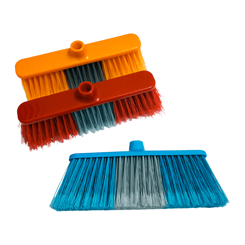 Split Tip Bristle Fine Dust Cleaning Broom Head