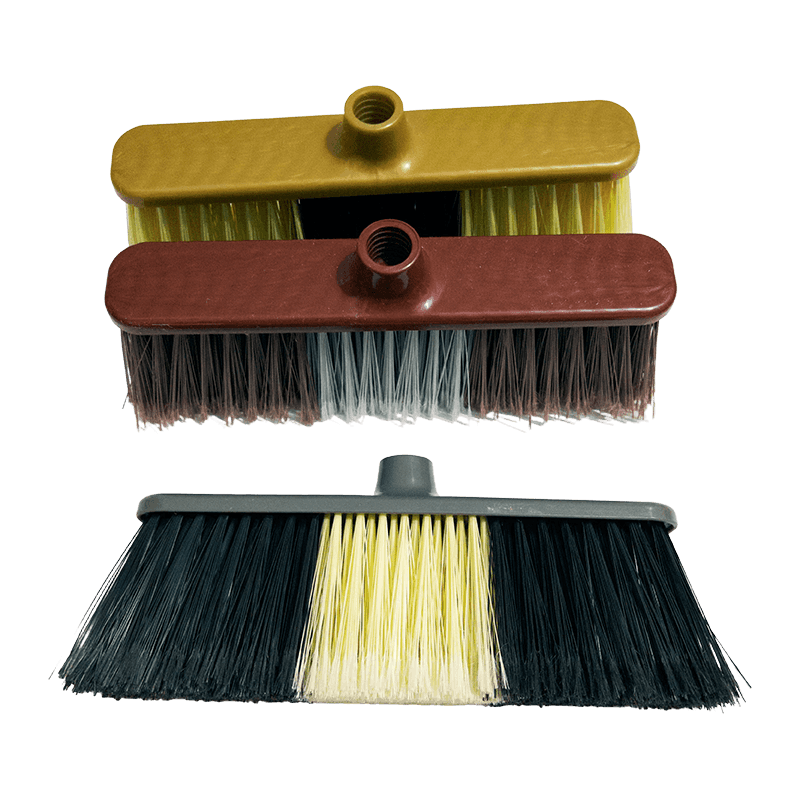 Split Tip Bristle Fine Dust Cleaning Broom Head