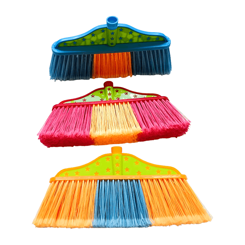 Split Tip Bristle Fine Dust Cleaning Broom Head