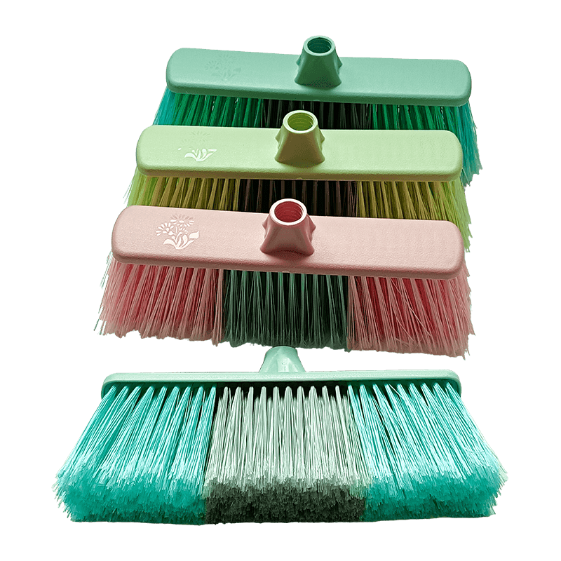 Split Tip Bristle Fine Dust Cleaning Broom Head