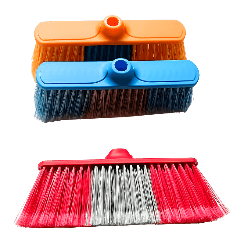 Split Tip Bristle Fine Dust Cleaning Broom Head