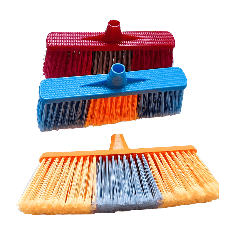 Split Tip Bristle Fine Dust Cleaning Broom Head
