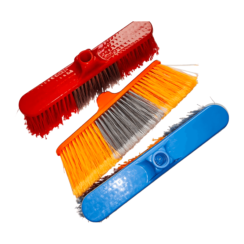 Split Tip Bristle Fine Dust Cleaning Broom Head