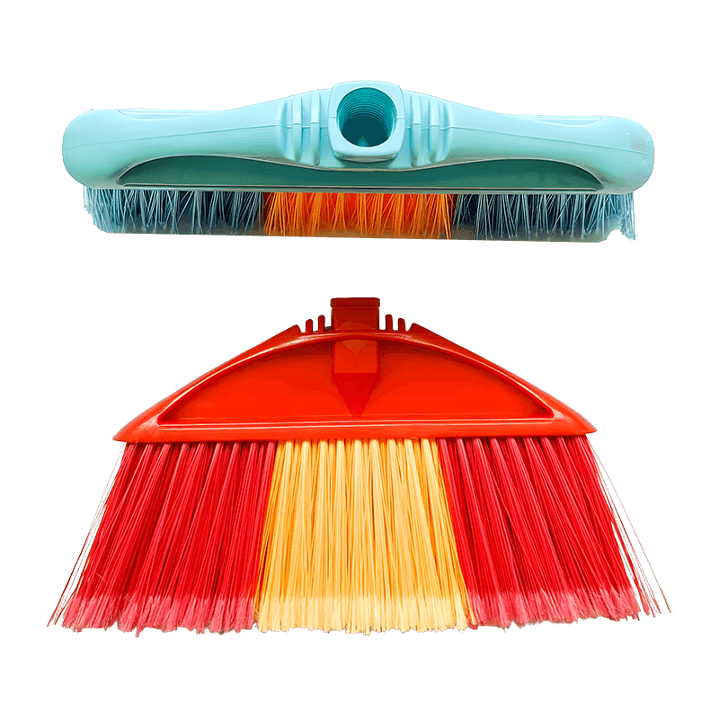 Split Tip Bristle Fine Dust Cleaning Broom Head