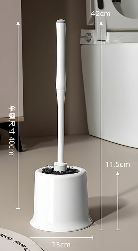 Toilet Brush Set With Storage Holder Bathroom Use