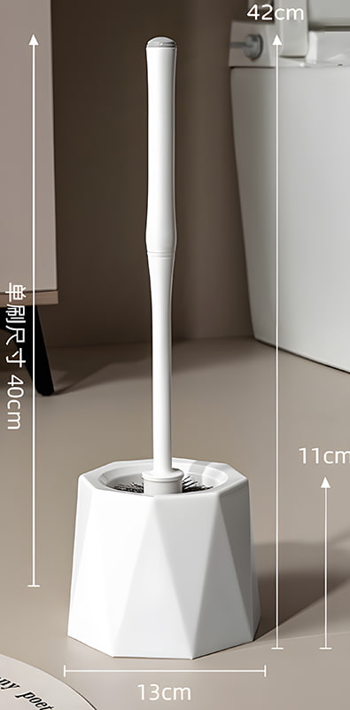 Toilet Brush Set With Storage Holder Bathroom Use
