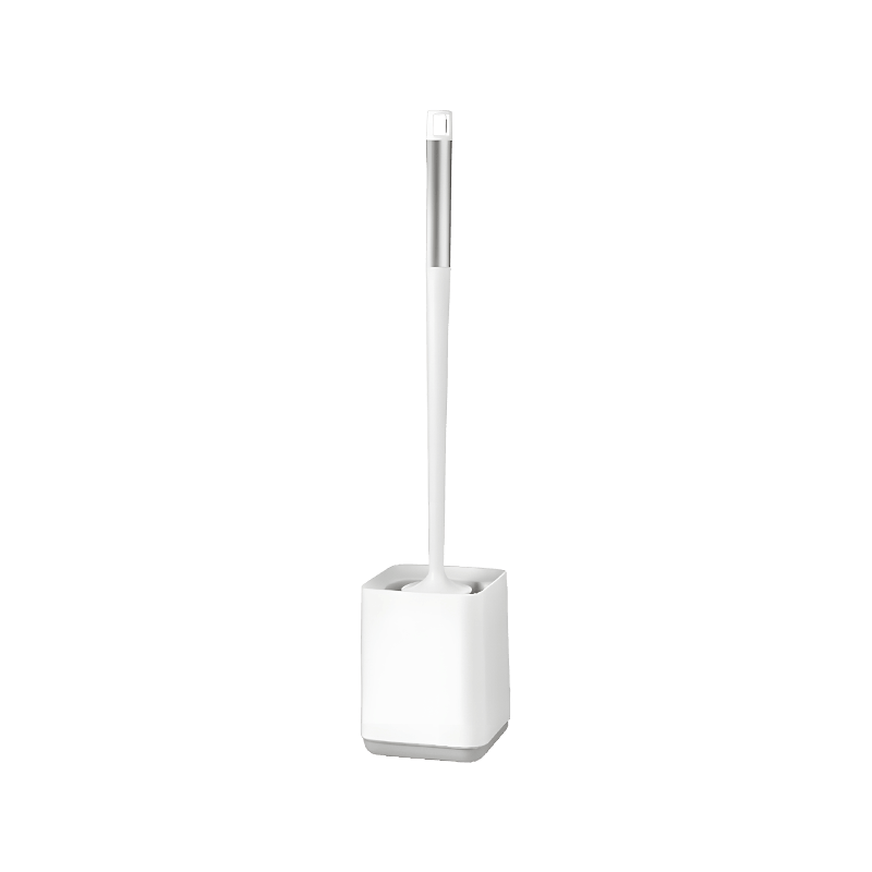 Aluminum Handle Toilet Brush Set with Storage Holder