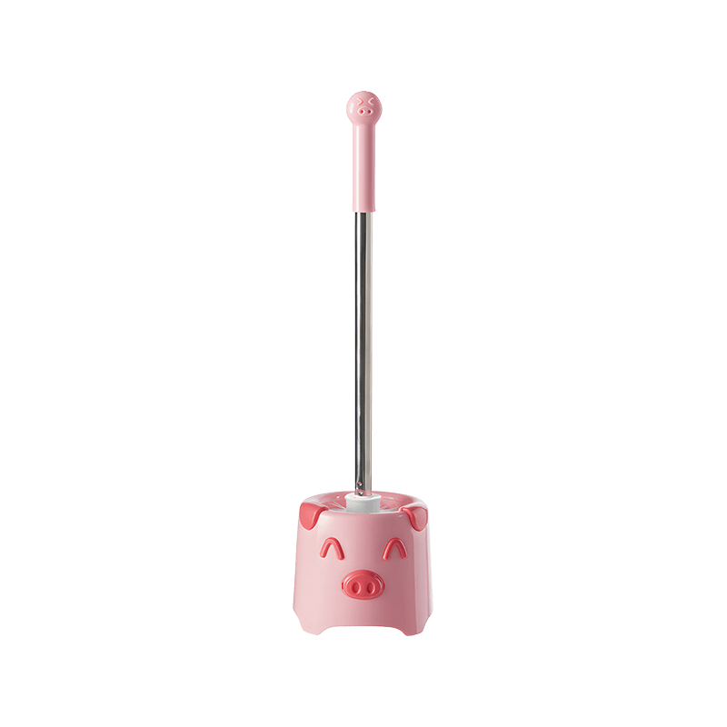 Cartoon Design Toilet Brush Set with Storage Holder