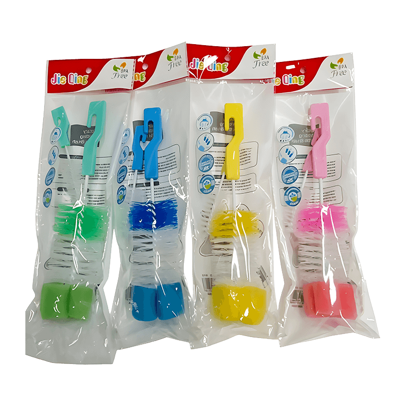 Plastic Bristle Baby Bottle Brush Cleaning Tool