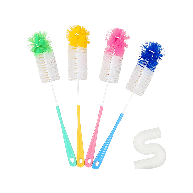 Plastic Bristle Baby Bottle Brush Cleaning Tool