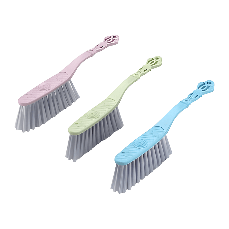 Plastic Handle Plastic Bristles Dust Cleaning Bed Brush