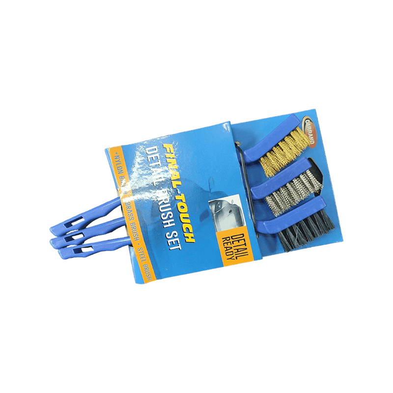 Car Cleaning Brush Set (3-Piece)