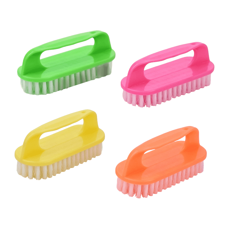 Long Oval Plastic Clothing Brush for General Use