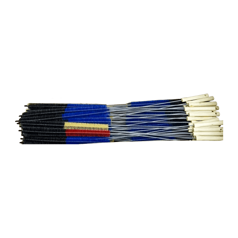 Wood Handle Mixed Nylon Bristle Brush