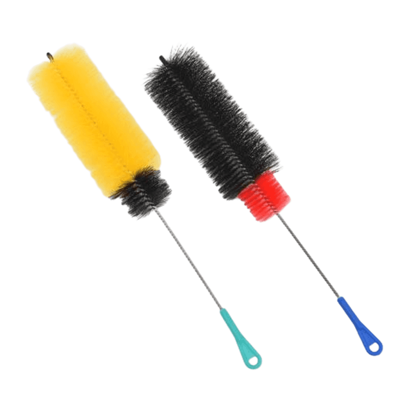 Drain Cleaning Pipe Brush with Color Grip and Nylon Bristles