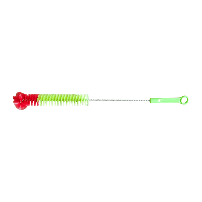 Nylon Brush with Colored Plastic Handle