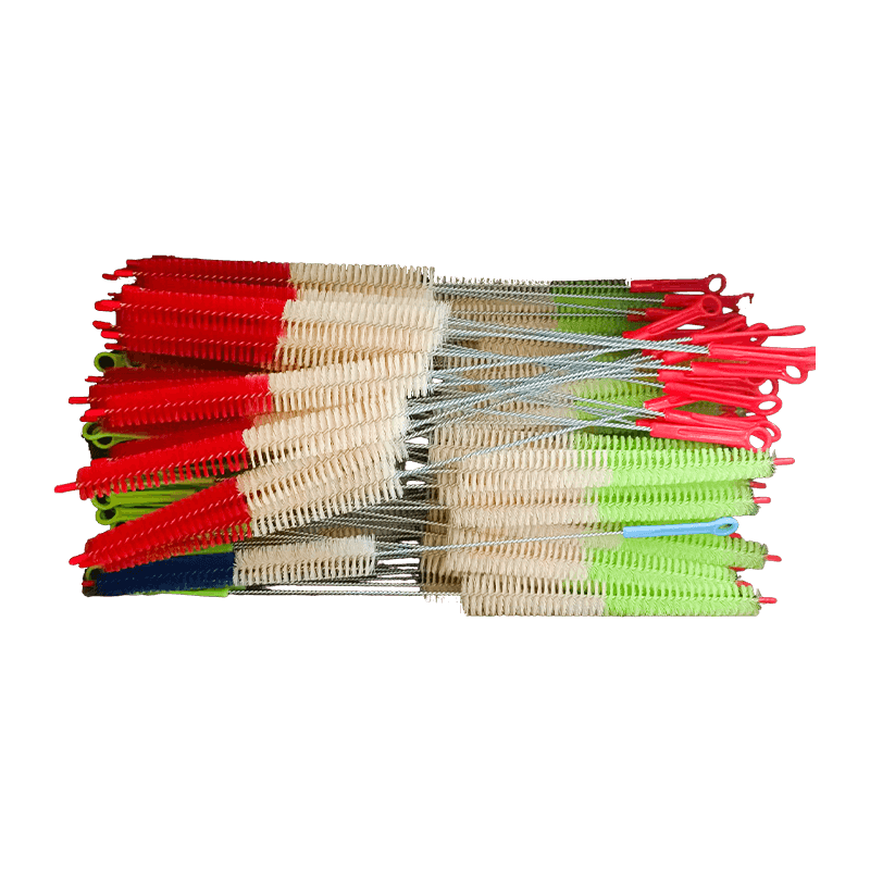 Two-Tone Nylon Cleaning Tool with Colored Handle