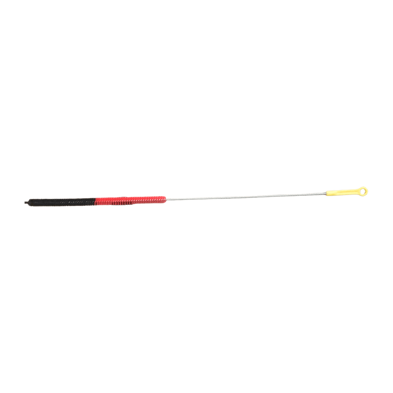 Thin Pipe Brush with Variegated Nylon Bristles