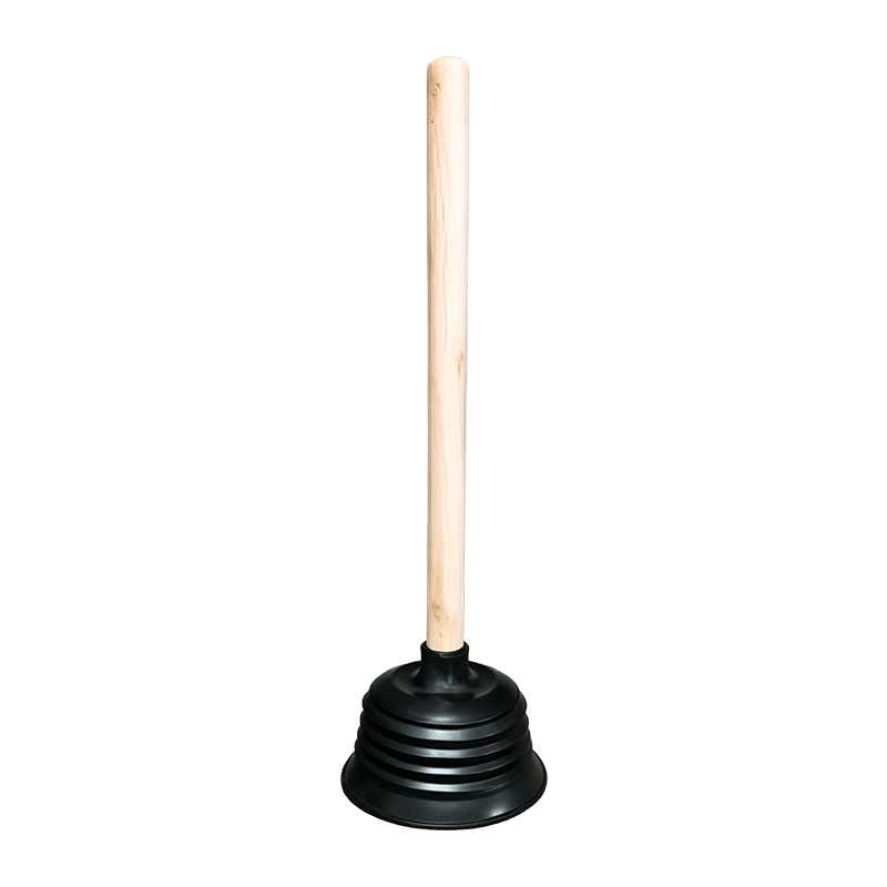 Black Wooden Handle PVC Plunger 6035 15cm (45x29x45cm)