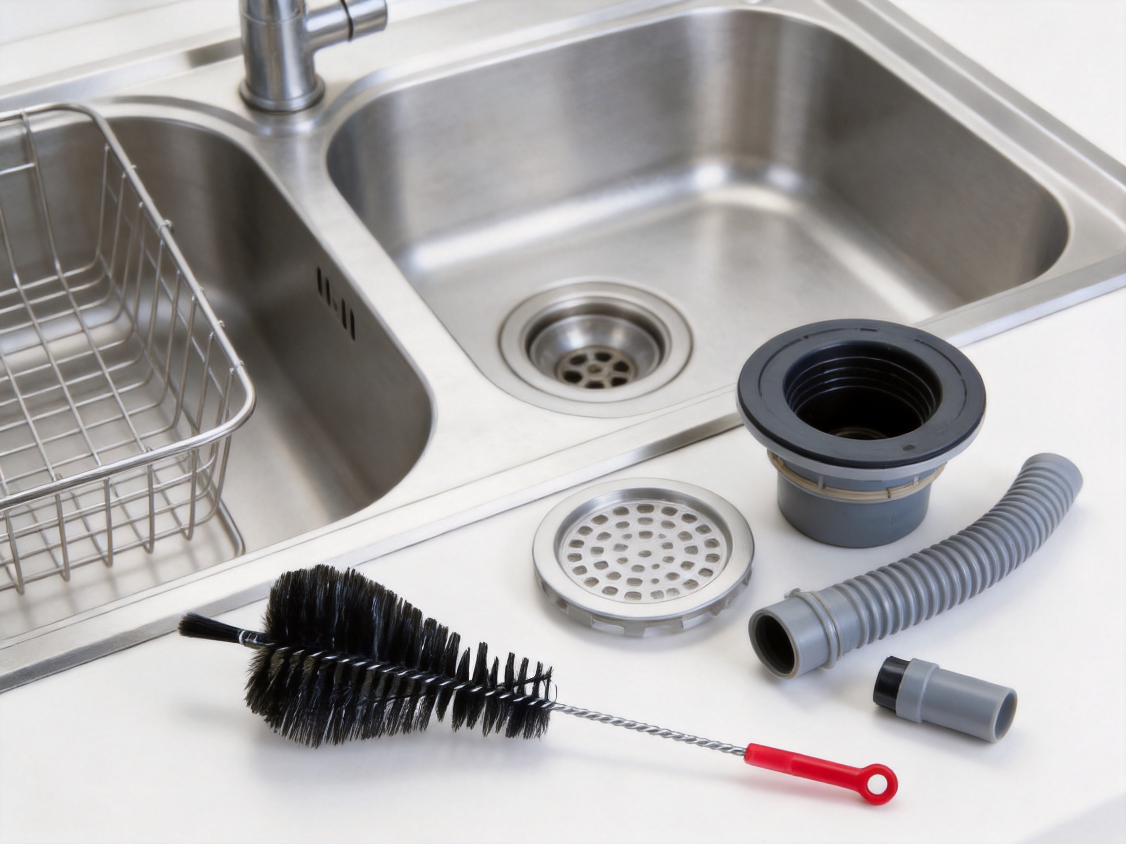 Color Handle Pipe Brush for Daily Kitchen Cleaning and Stain Removal