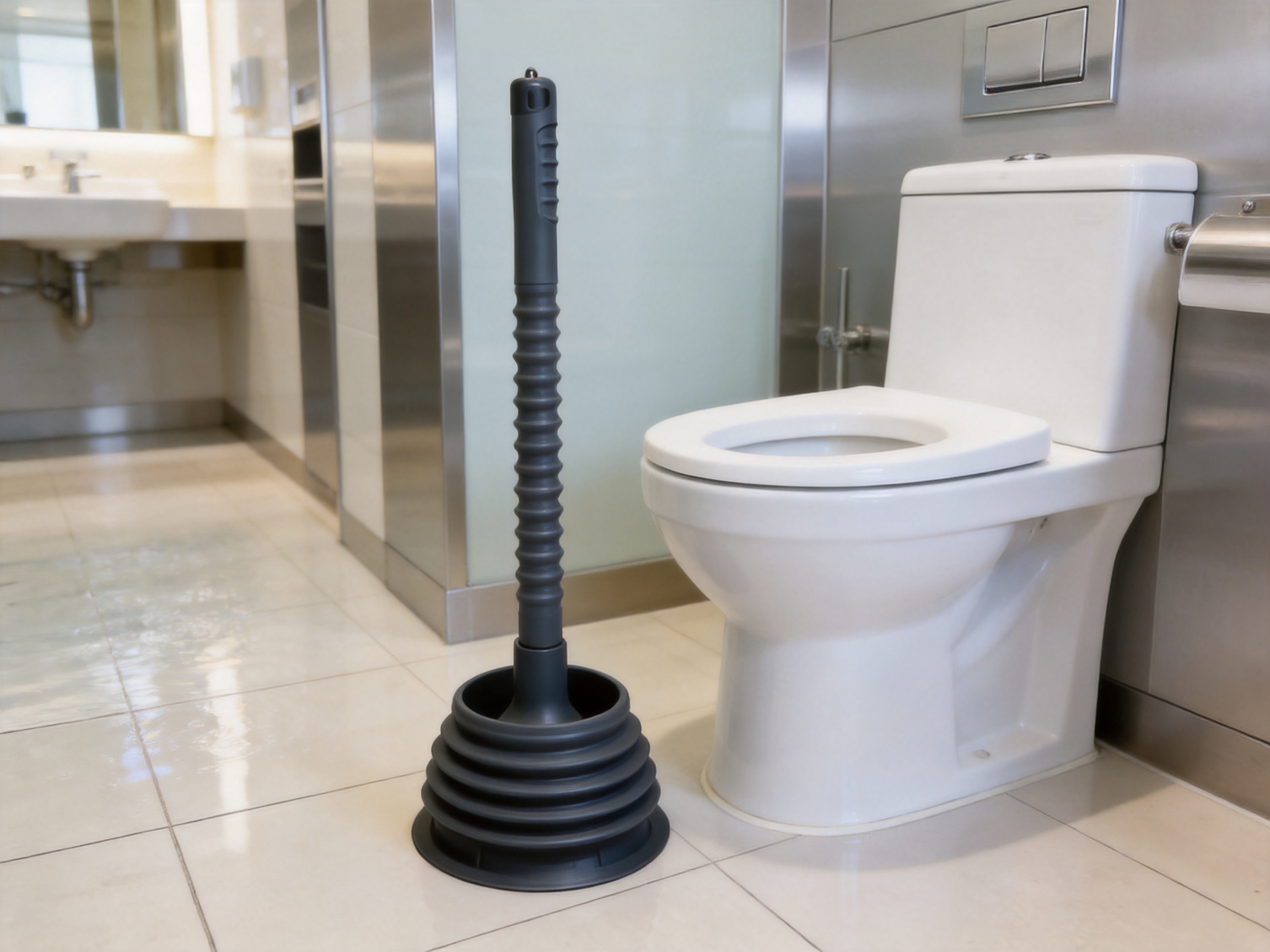 Professional TPR Plunger for High-Performance Commercial Toilet Cleaning