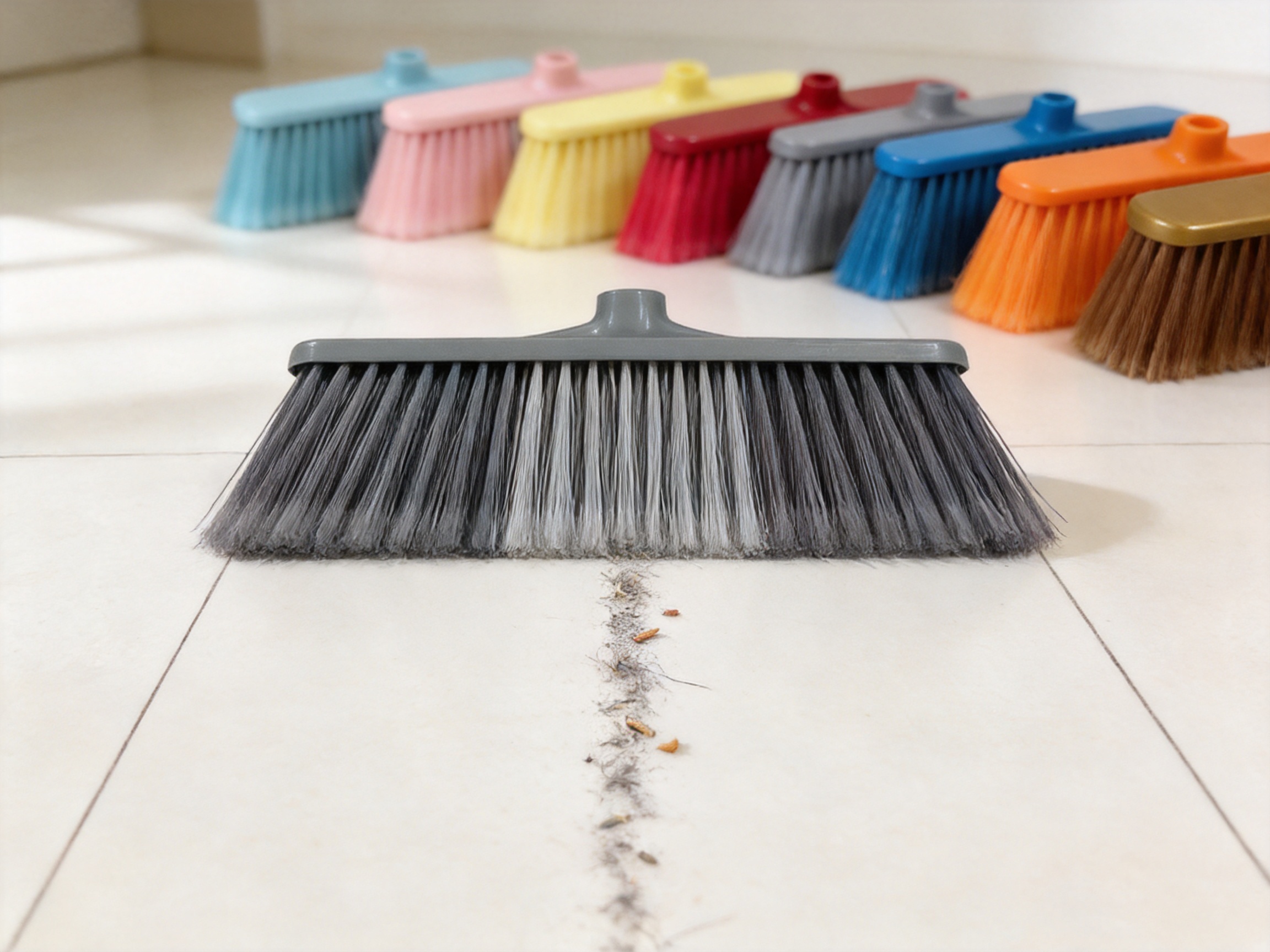 Split Tip Bristle Fine Dust Cleaning Broom Head: A Practical Solution for Detailed Sweeping